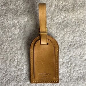 Vintage Louis Vuitton Luggage Tag in Vachetta Leather (07F)